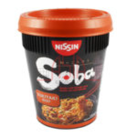 Nissin Cup Soba Sukiyaki Beef 90G x 8